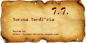 Torzsa Terézia névjegykártya