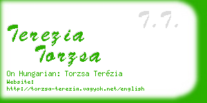 terezia torzsa business card