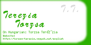 terezia torzsa business card